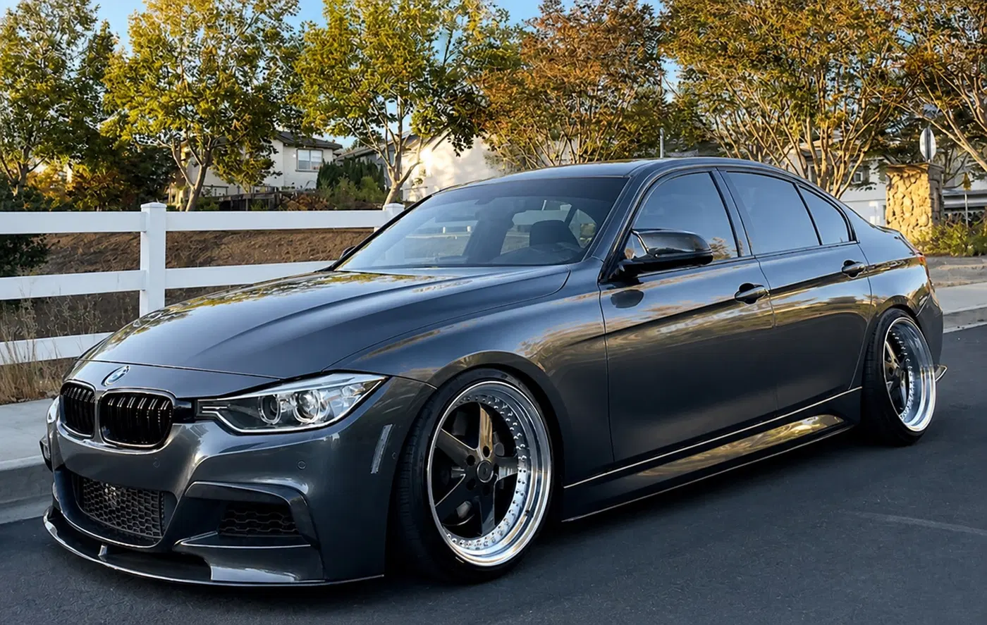 AI-generated view of a 2013 BMW 335i with ESR N/A wheels