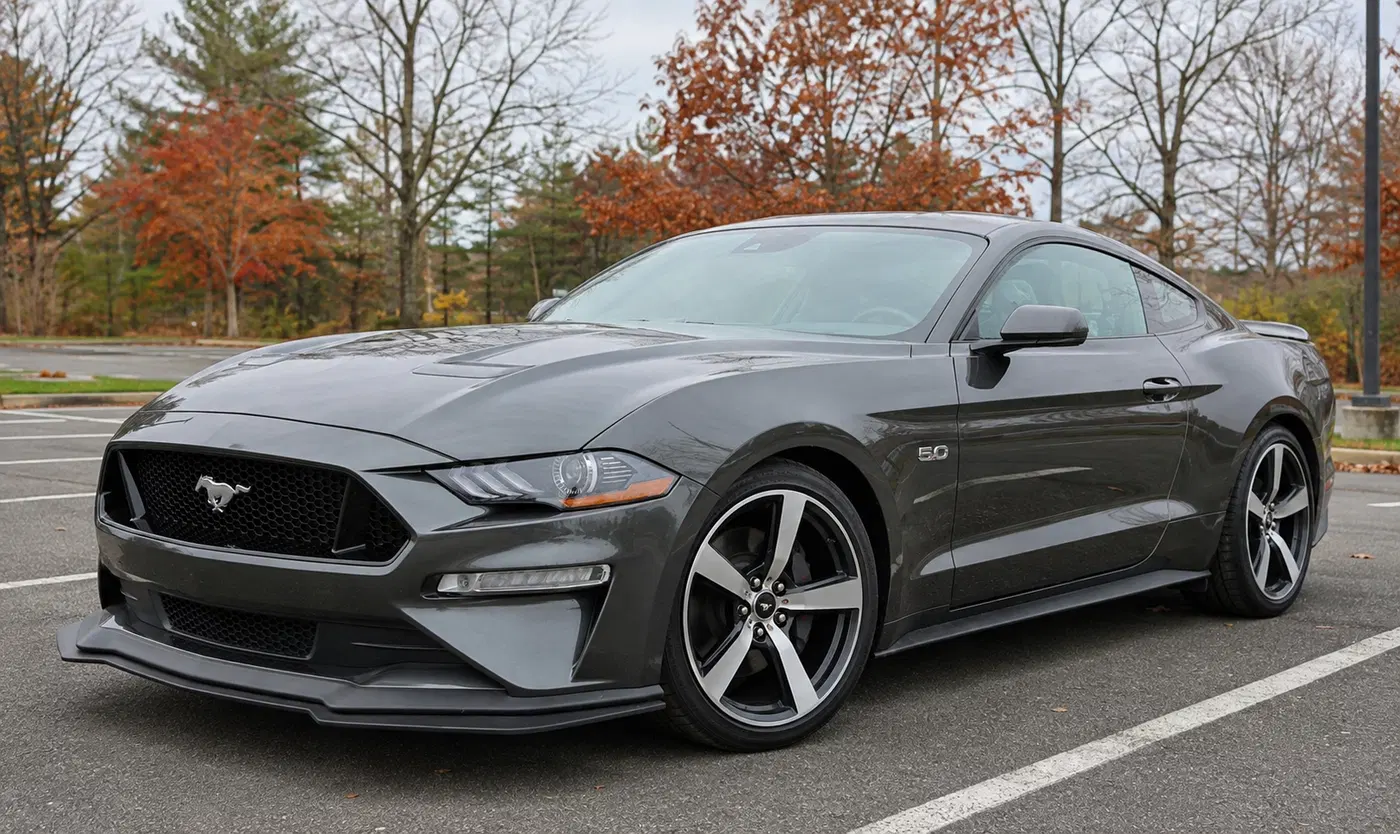 AI-generated view of a 2019 Ford Mustang GT Premium PP2 with Ford Racing Boss 302 wheels