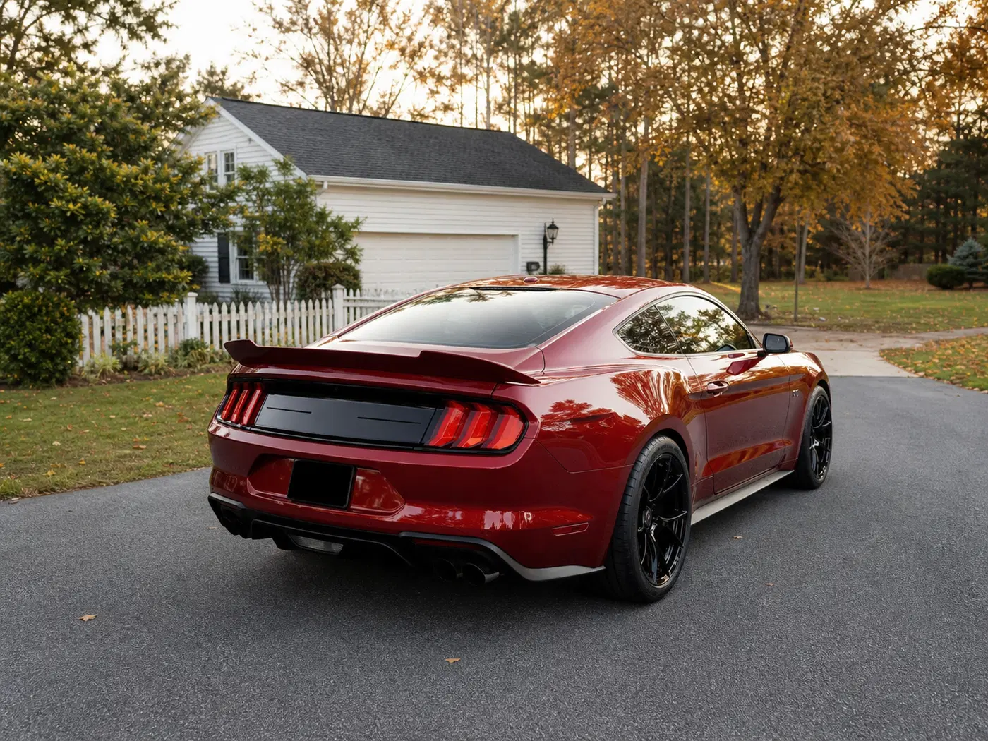 AI-generated view of a 2019 Ford Mustang GT PP1 with Project 6GR 10 wheels