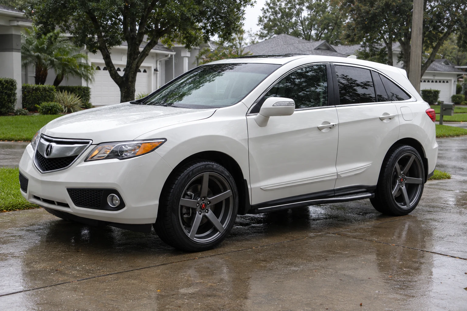 AI-generated view of a 2015 Acura RDX Tech FWD with Axe N/A wheels