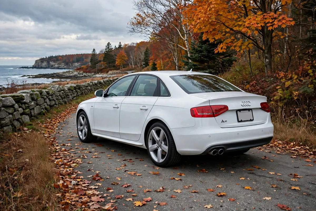 AI-generated view of a 2009 Audi A4 Quattro 2.0T with Hartmann N/A wheels