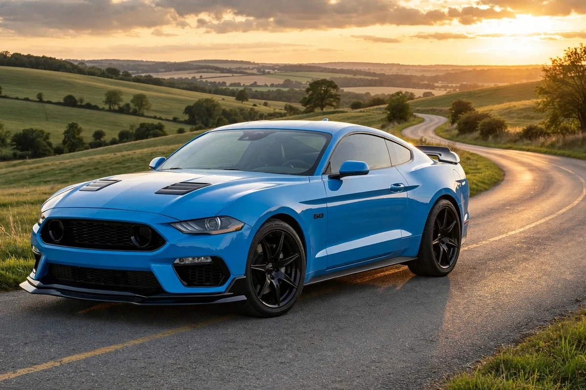 AI-generated view of 2022 Ford Mustang GT on SVE CFX