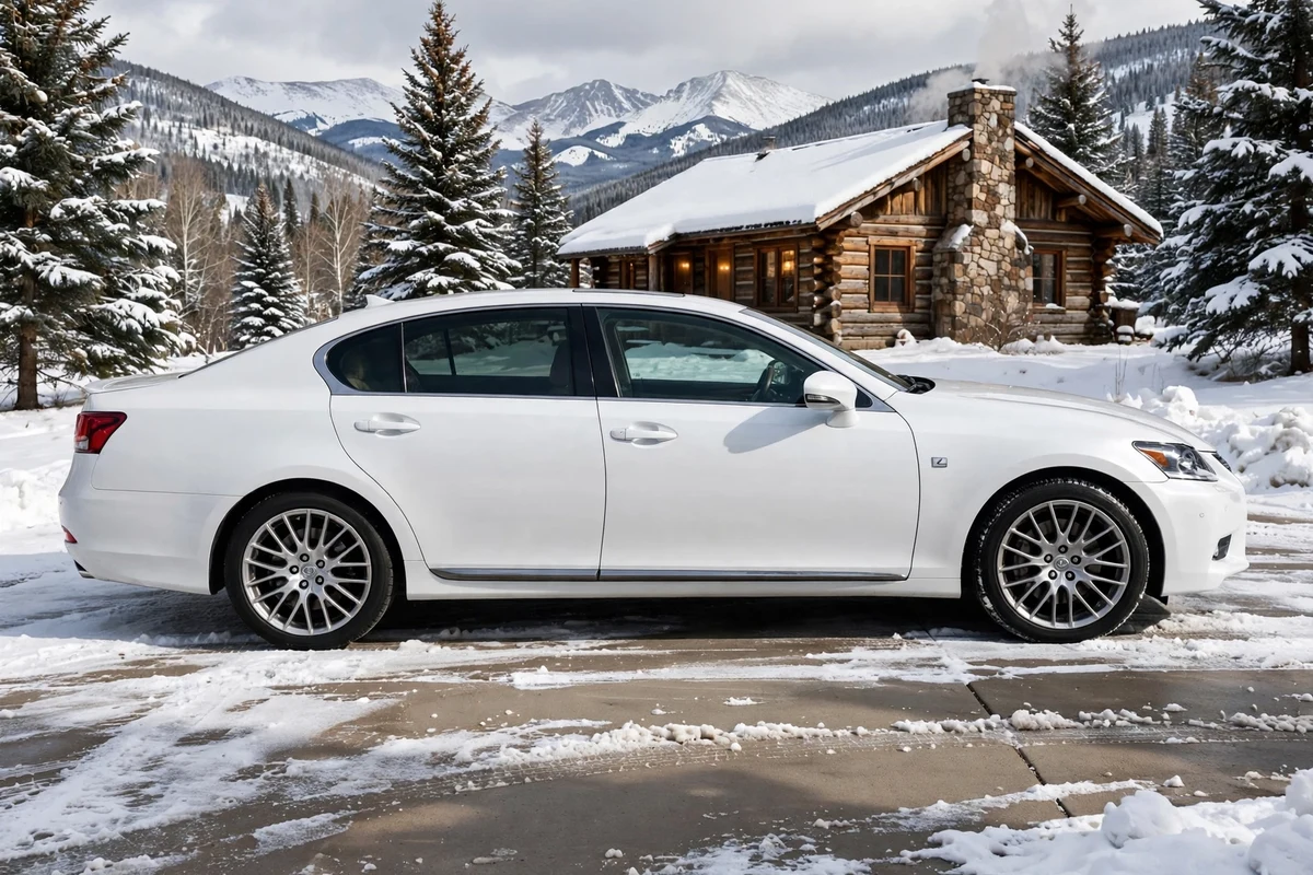 AI-generated view of a 2006 Lexus GS300 AWD with Lexus G-Spyder wheels