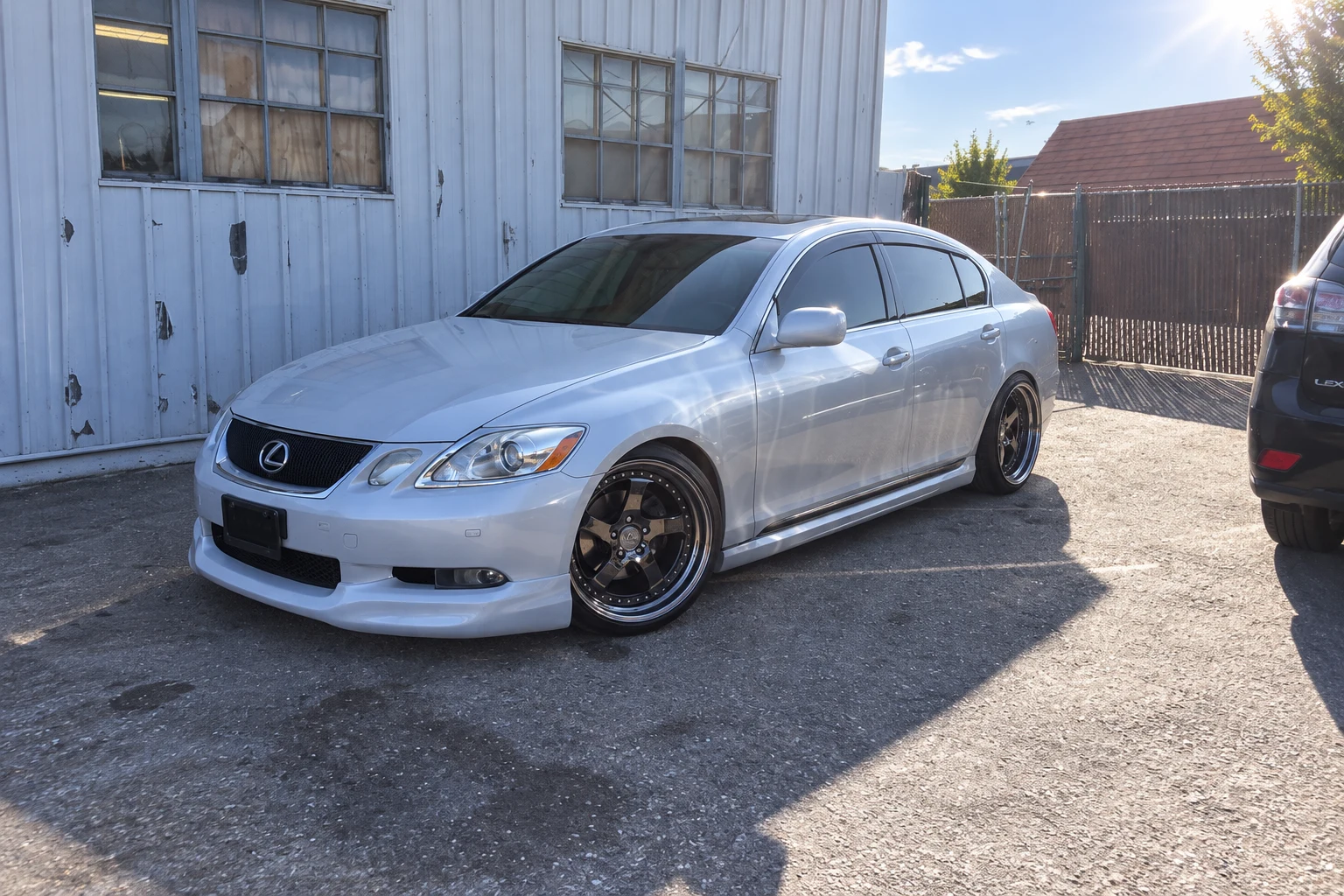 AI-generated view of a 2007 Lexus GS430 with Zedd Performance SL5 wheels