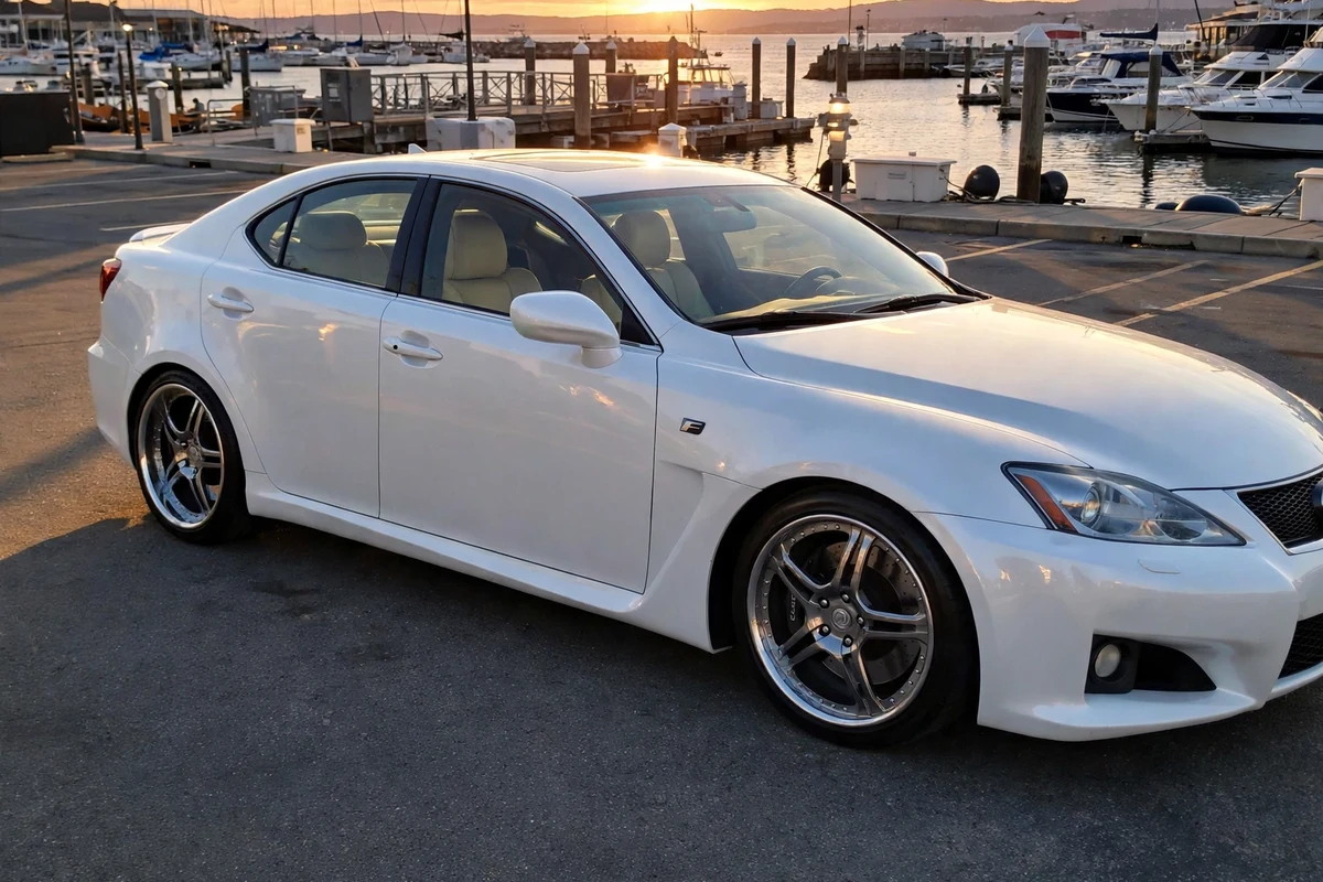 AI-generated view of 2008 Lexus IS-F on DPE N/A
