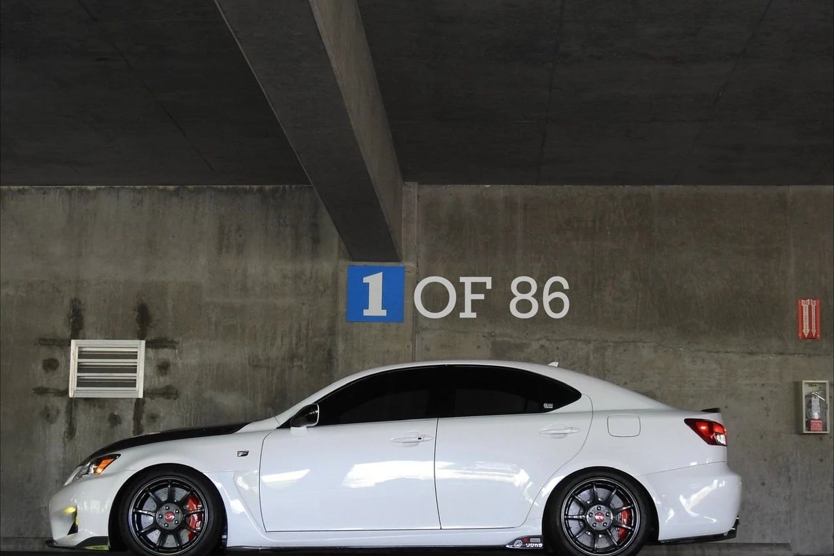AI-generated view of a 2014 Lexus IS-F with FiorentioJovanovski N/A wheels