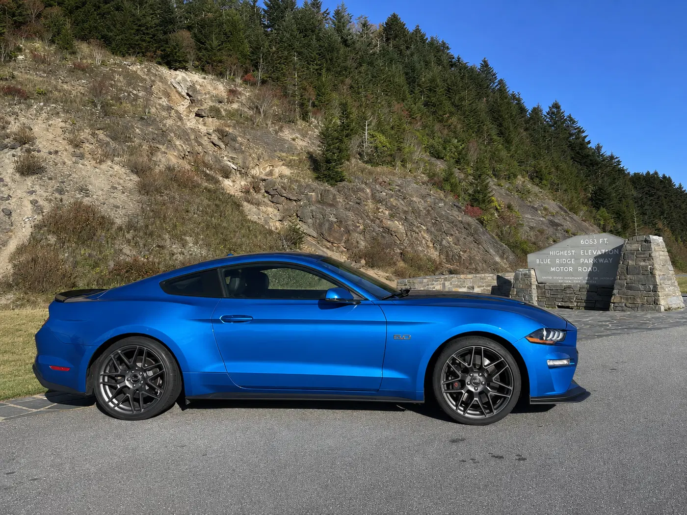 AI-generated view of a 2019 Ford Mustang GT PP2 with RTR Tech 7 wheels