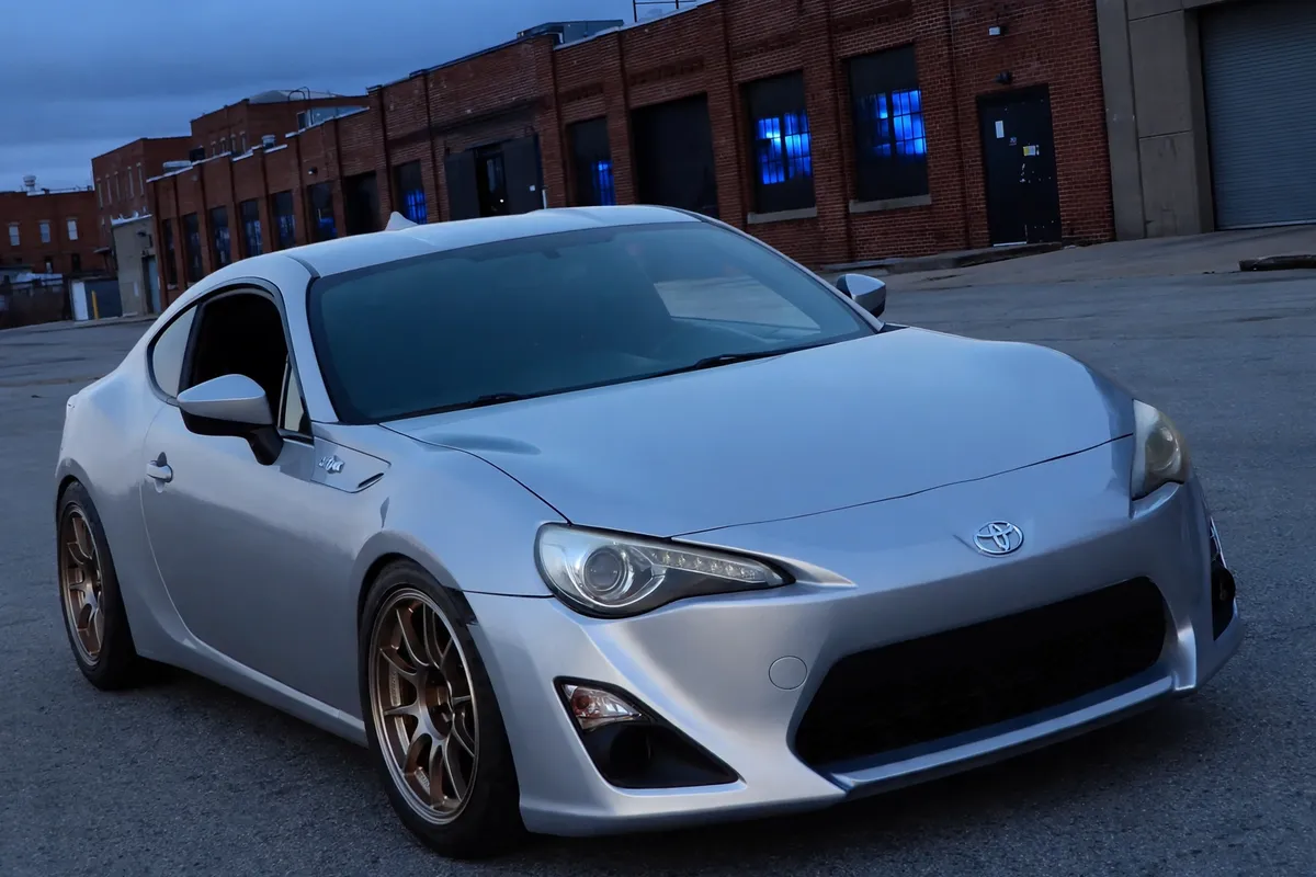 AI-generated view of 2013 Scion FR-S 10 Series on Wedssport TC105N