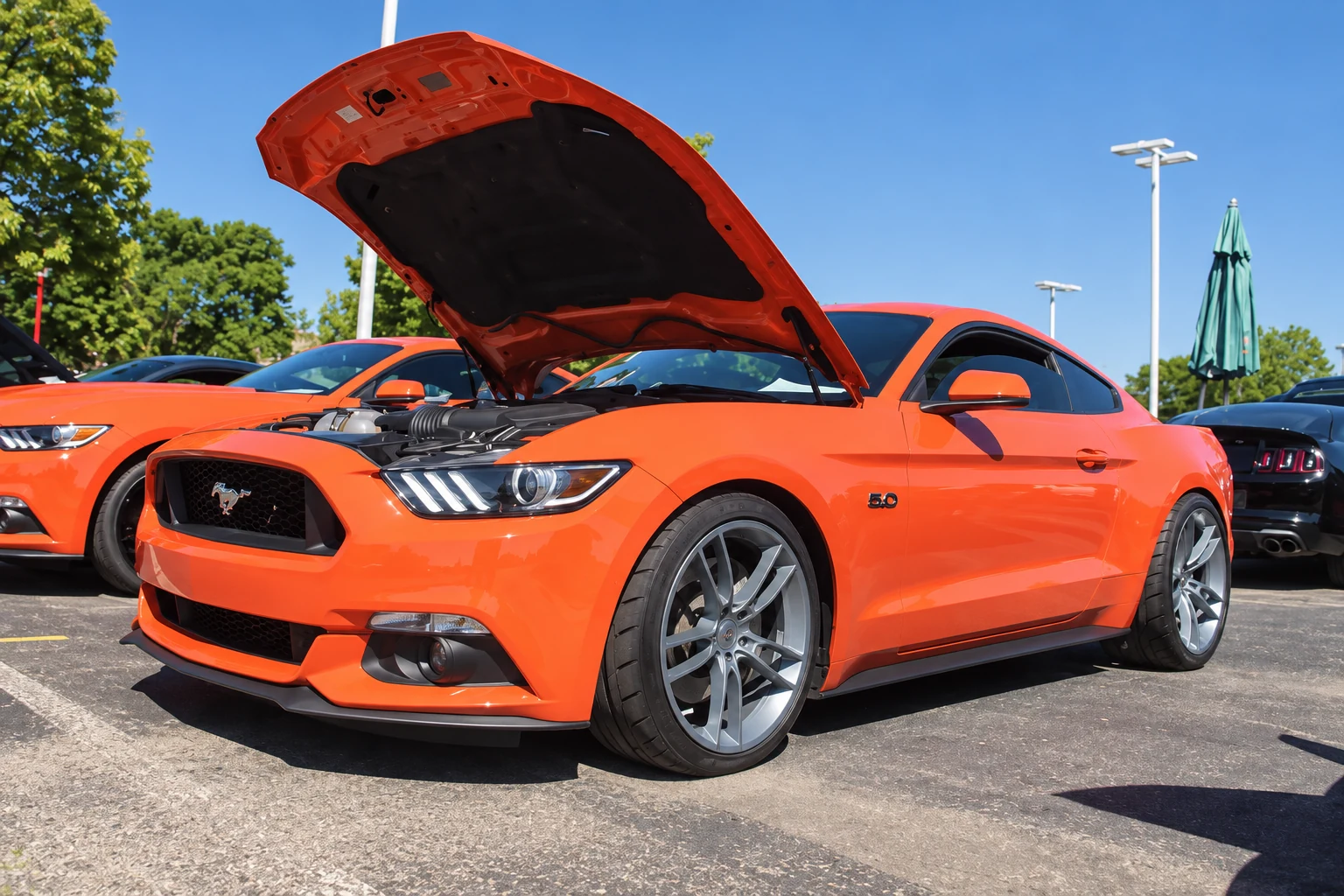 AI-generated view of a 2015 Ford Mustang GT Premium with MRR M600 wheels