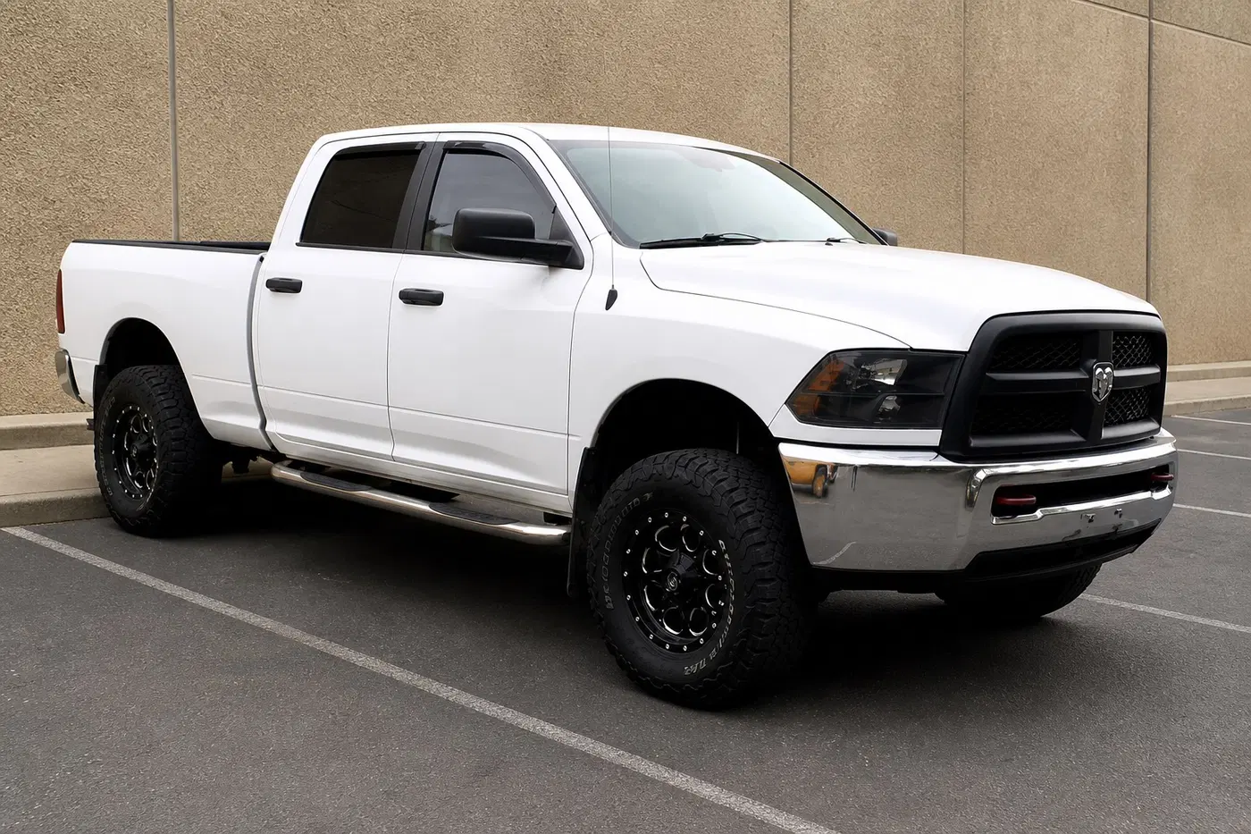 AI-generated view of a 2015 Dodge Ram 1500 with Fuel Boost wheels