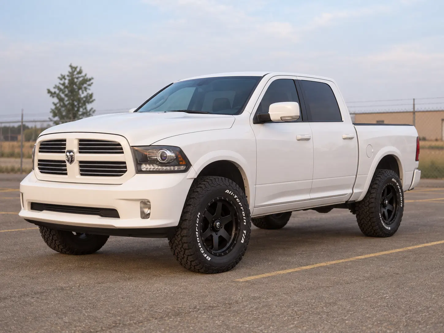 AI-generated view of a 2014 Dodge Ram 1500 with Fuel Ripper wheels