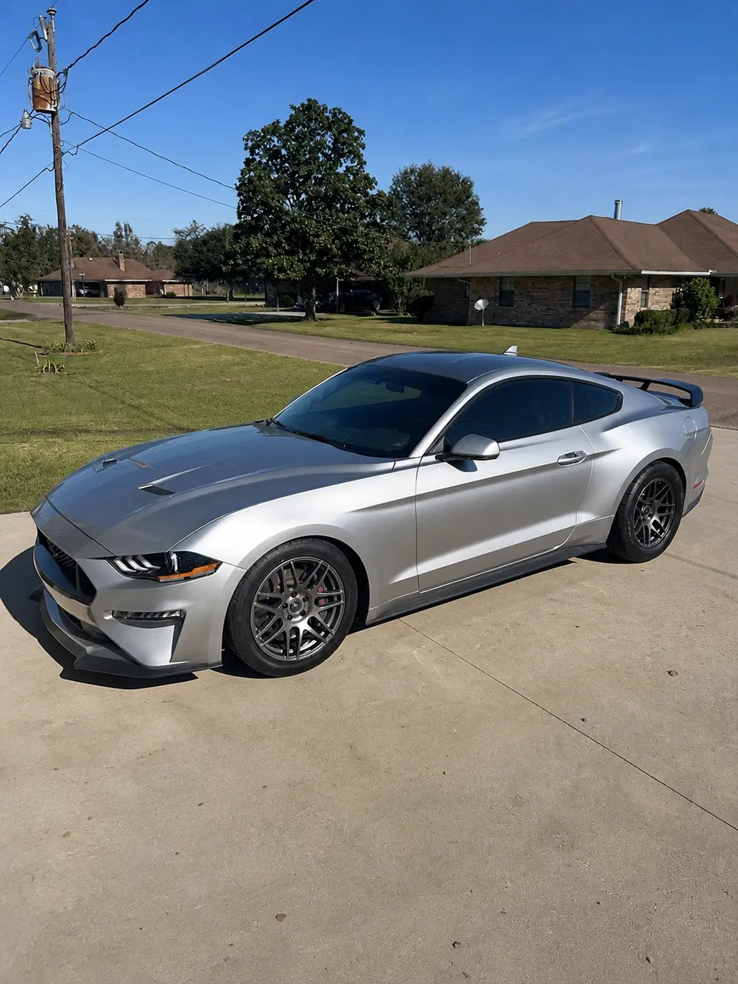 AI-generated view of 2020 Ford Mustang GT PP on Forgestar F14