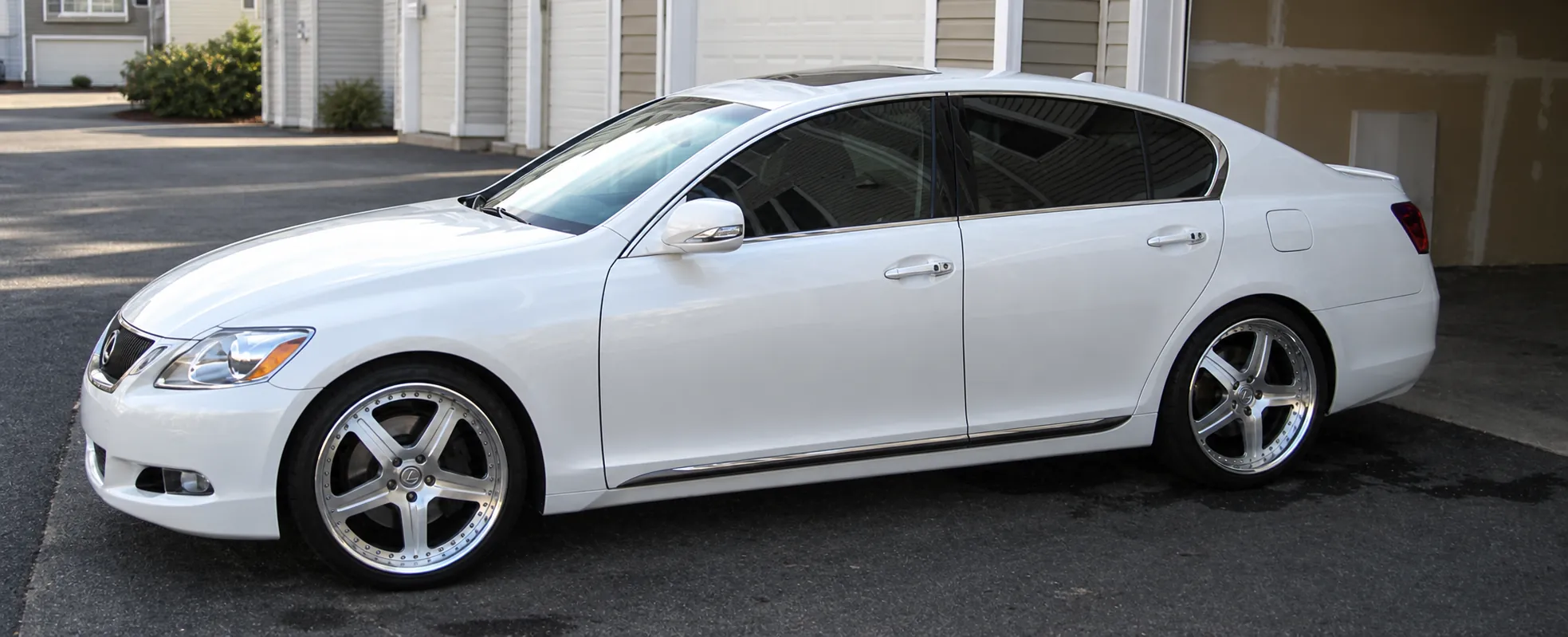 AI-generated view of a 2008 Lexus GS350 AWD with DPE N/A wheels