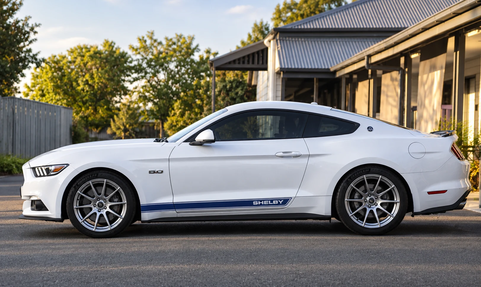AI-generated view of 2017 Ford Mustang GT on Shelby Venom
