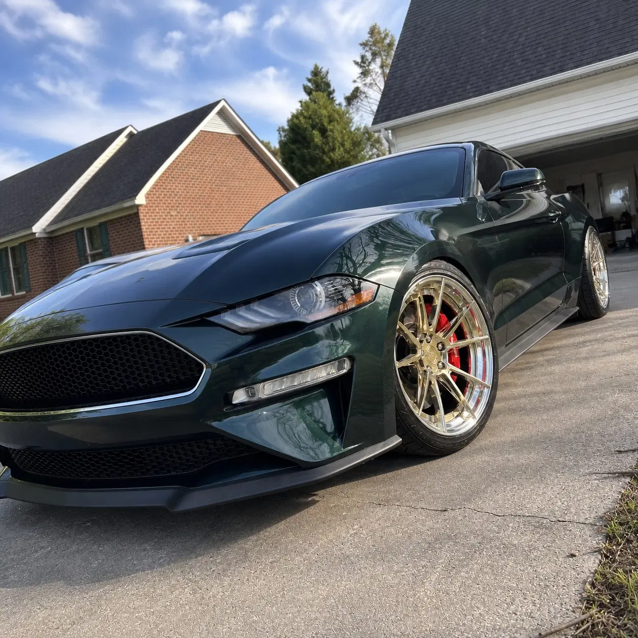 AI-generated view of a 2016 Ford Mustang GT PP with BC Forged HCA382 wheels