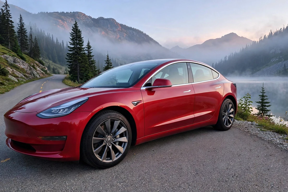 AI-generated view of 2020 Tesla Model 3 Long Range AWD on Replika R241